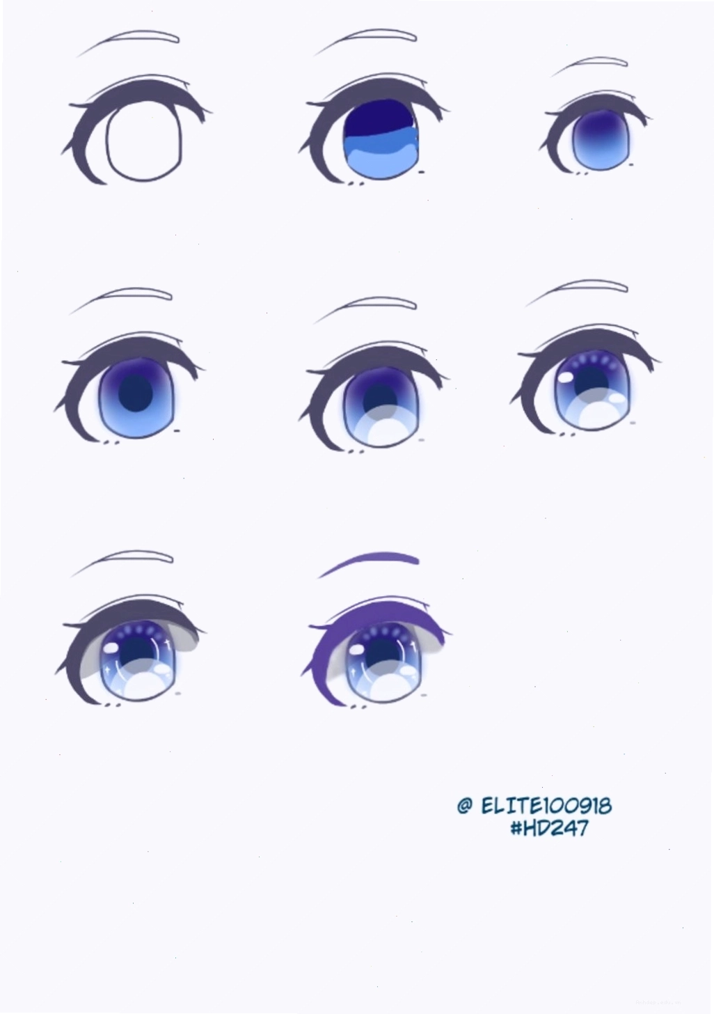 Tạo sự dễ thương cho mắt anime nữ với đường kẻ mắt tinh tế