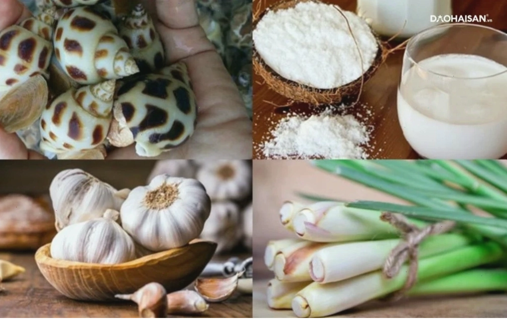 Thành phẩm món ốc hương xào dừa béo ngậy
