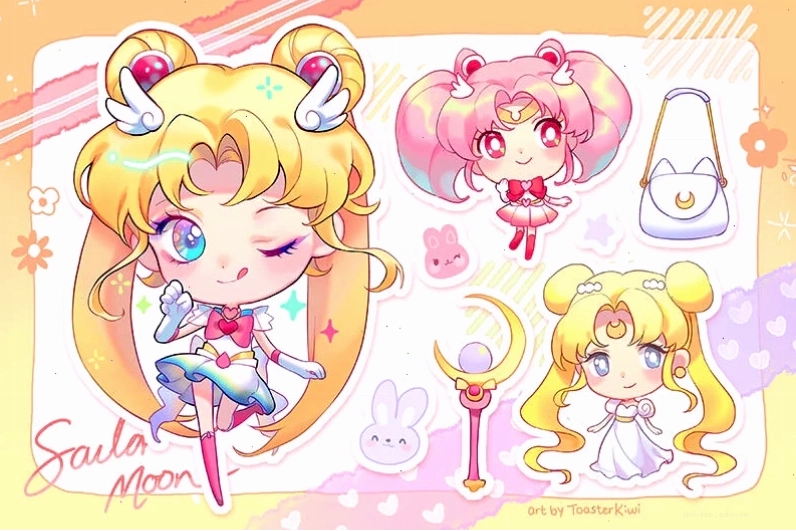 Thiết kế Chibi đáng yêu trên sản phẩm