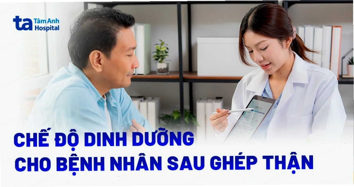 Thực đơn cho người sau ghép thận