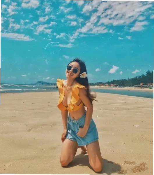 Toàn cảnh Khu du lịch Long Cung Vũng Tàu với bãi biển thơ mộng