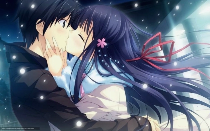 Tohru và Kyo trao nhau nụ hôn ngọt ngào trong Fruits Basket