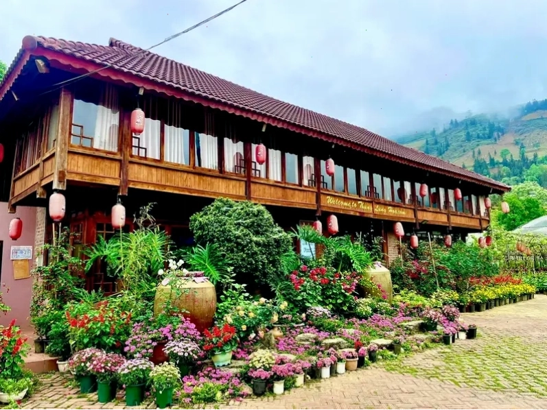 Trải nghiệm nghỉ dưỡng tại homestay trong thung lũng hoa Bắc Hà