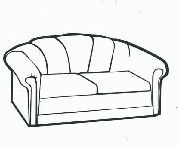 Tranh tô màu ghế sofa