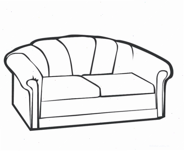Tranh tô màu ghế sofa
