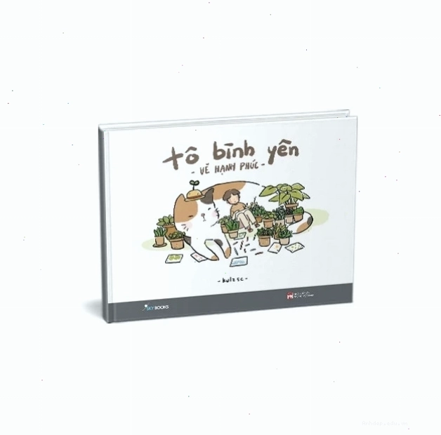 Tranh tô màu phong cảnh thiên nhiên yên bình với núi non và dòng sông