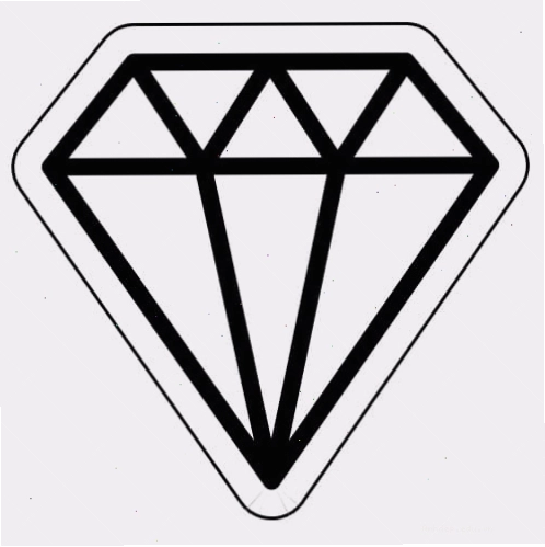 Tranh tô màu sticker hình viên kim cương lấp lánh