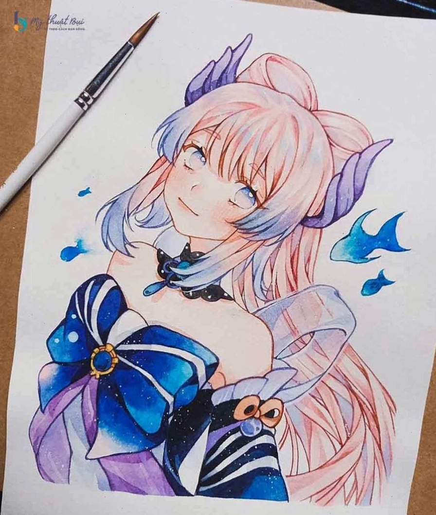 Tranh vẽ anime tái hiện thế giới kỳ ảo