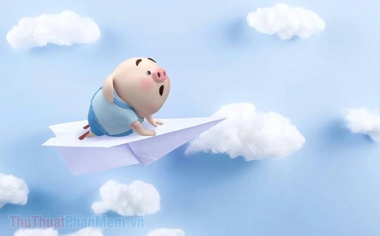Tuyển tập hình nền chibi heo con siêu dễ thương cho dế yêu 2026