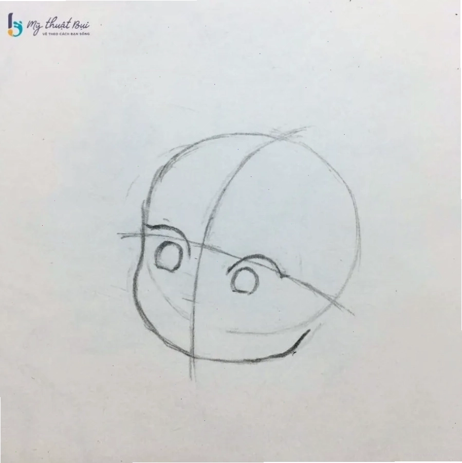 Vẽ chi tiết đôi mắt cho nhân vật anime nam