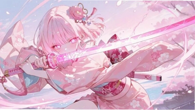 Vẻ đẹp lạnh lùng của nhân vật nữ anime ngầu lòi trong trang phục tối giản