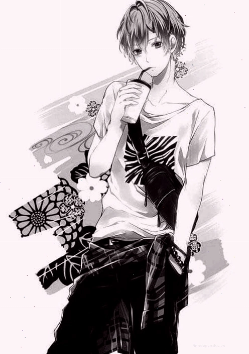Vẽ trang phục Anime nam với phong cách cool ngầu, thể hiện sự mạnh mẽ