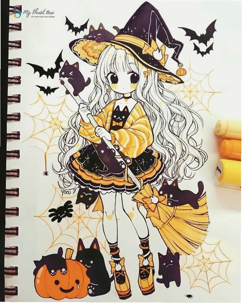 Vẽ tranh anime nữ đẹp