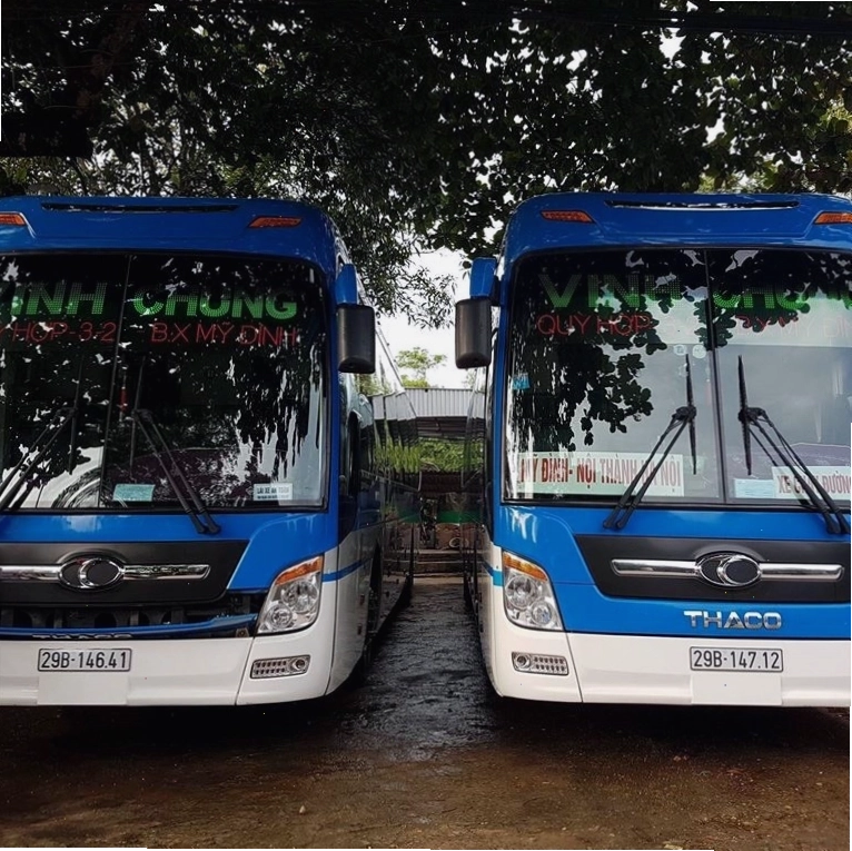 Xe khách Vinh Chung đời mới phục vụ hành khách