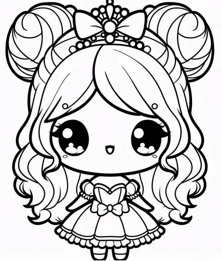 Công Chúa Chibi Cute Đáng Yêu vô cùng
