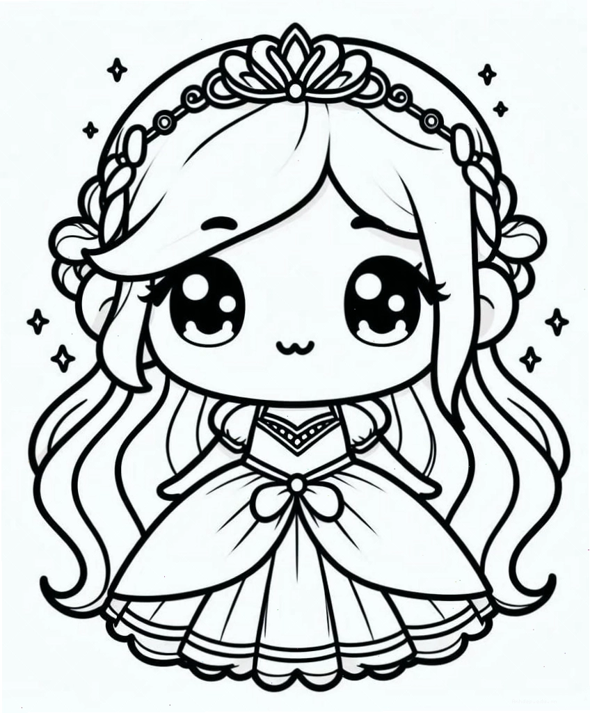 Công Chúa Chibi Mỉm Cười rạng rỡ