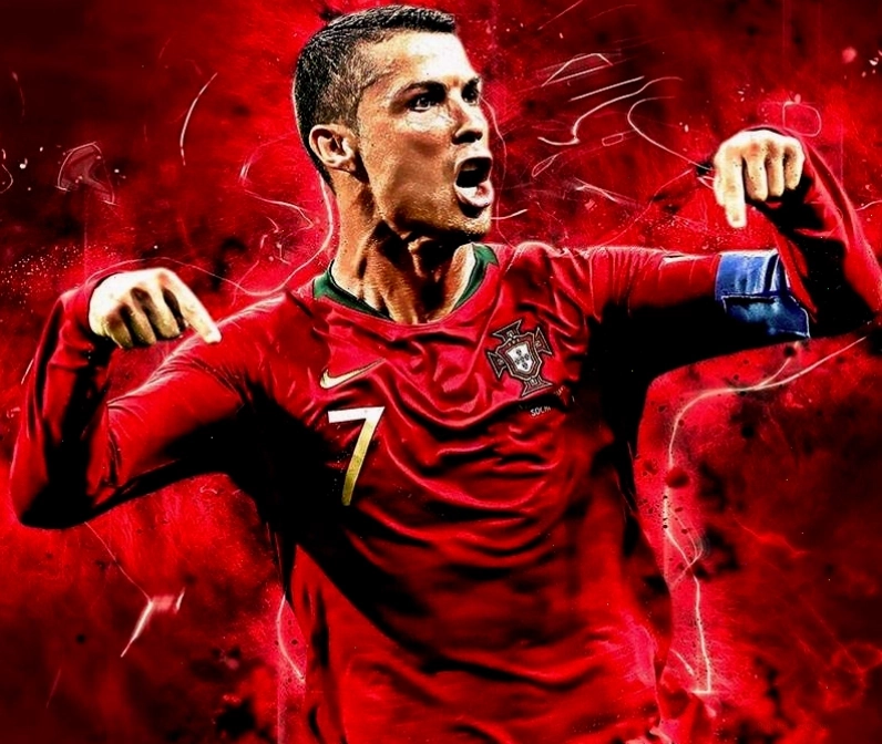 Màn ăn mừng bàn thắng của Ronaldo theo phong cách chibi