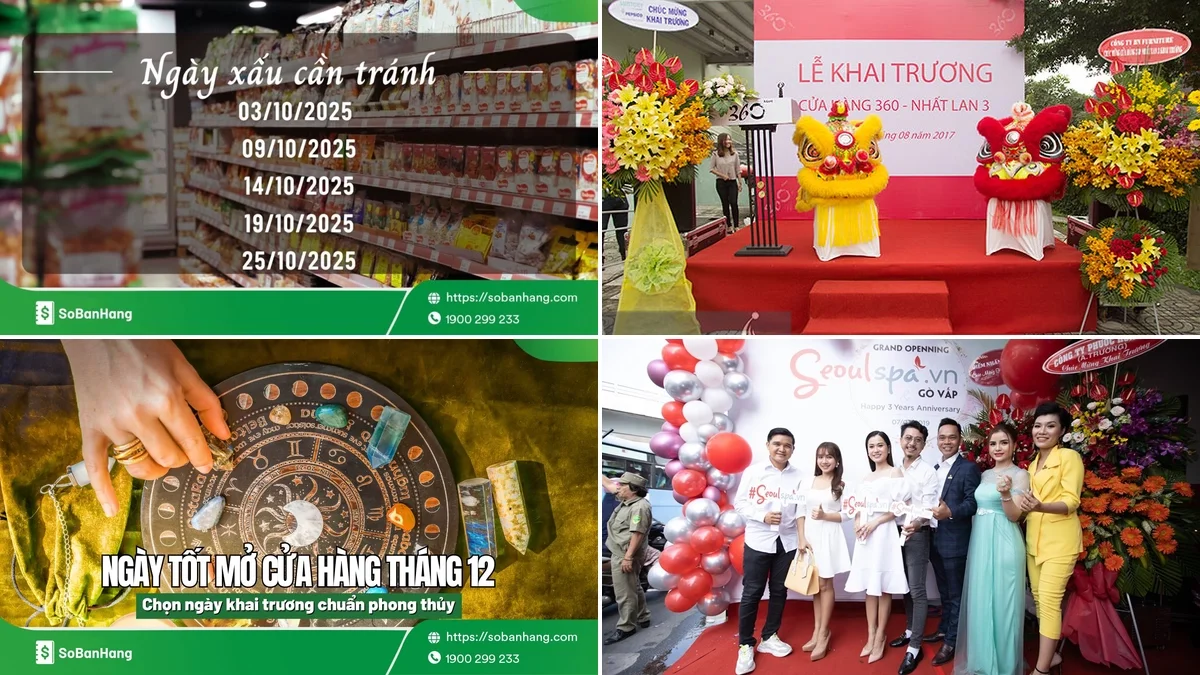 Bí quyết coi ngày xấu khai trương cửa hàng nhỏ năm 2026