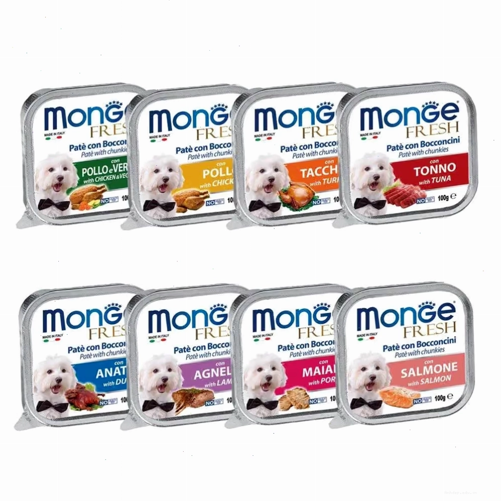 Pate Monge giàu dinh dưỡng hỗ trợ sức khỏe xương khớp cho chó
