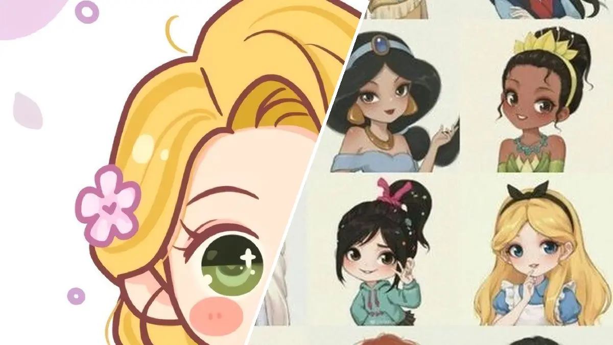 Ảnh Chibi Công Chúa Disney Dễ Thương Hay Chỉ Là Mốt Nhất Thời?