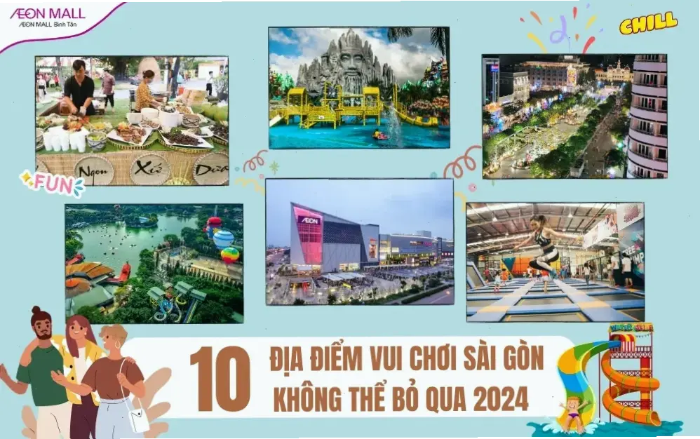điểm vui chơi giải trí cuối tuần TPHCM năng động