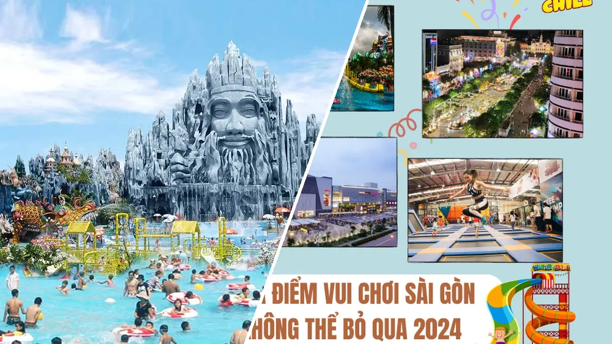 Những điểm vui chơi giải trí cuối tuần TPHCM ấn tượng