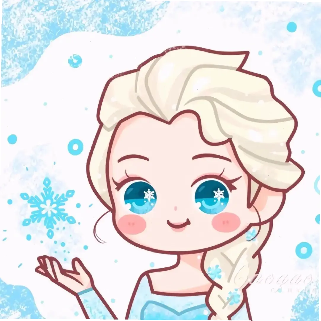 Tranh tô màu công chúa Disney chibi đang được tô
