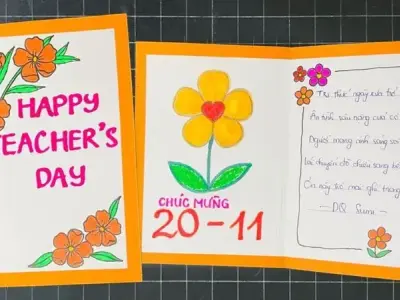 50+ tranh tô màu mừng ngày 20-11 đẹp và ý nghĩa cho bé 