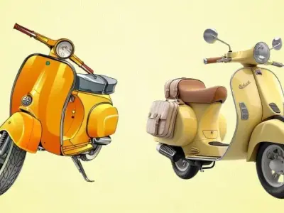 Bộ sưu tập tranh tô màu xe máy siêu đẹp cho bé 