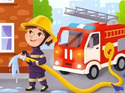 Bộ sưu tập tranh tô màu xe cứu hỏa dành cho bé 
