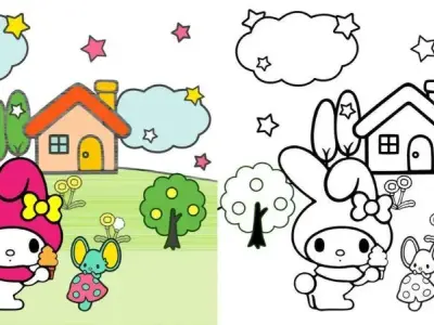 Bộ sưu tập tranh tô màu cinnamoroll cho bé yêu
