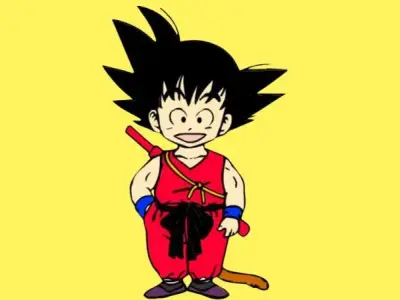 Tranh tô màu Songoku 7 viên ngọc rồng cho bé 