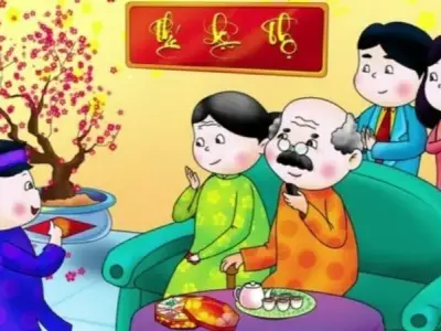 Bộ sưu tập tranh tô màu Ông Bà và các cháu siêu đáng yêu