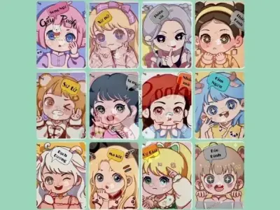 Bộ tranh tô màu 12 cung hoàng đạo siêu cute cho bé
