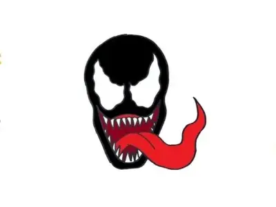 Bộ tranh tô màu Venom dành cho bé