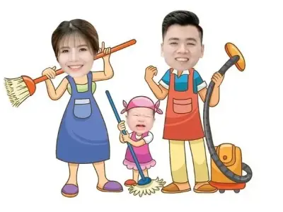 Top những ảnh chibi ghép mặt cute dễ thương nhất