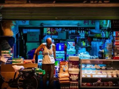 Bộ ảnh phong cảnh cửa hàng phố xá đêm siêu đẹp và sầm uất
