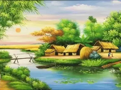 Khám phá phong cảnh làng quê thơ mộng qua những bức ảnh