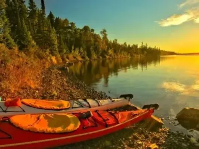 Bộ sưu tập hình ảnh phong cảnh thuyền kayak trên hồ tuyệt đẹp