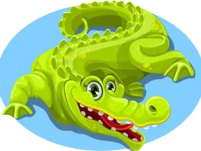 Bộ sưu tập 200+ tranh tô màu cá sấu sinh động cho bé yêu