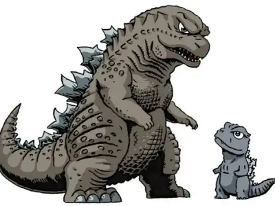 Tuyển chọn 300+ tranh tô màu Godzilla ấn tượng cho bé