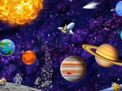 300+ tranh tô màu các hành tinh trong hệ Mặt Trời cho bé yêu