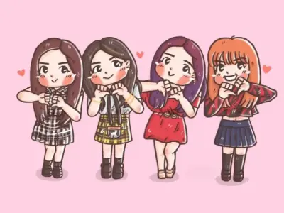 Bộ sưu tập ảnh chibi Blackpink đẹp mắt cho các fan hâm mộ