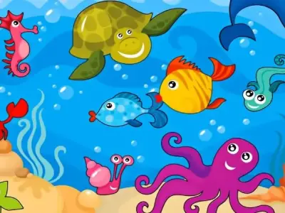 Tải ngay 99+ tranh tô màu biển cả đầy sáng tạo cho bé