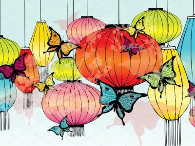 Top 99+ tranh tô màu đèn lồng tết trung thu vui nhộn cho bé
