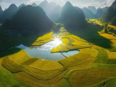 Khám phá hình nền cảnh đồng quê Việt Nam yên bình