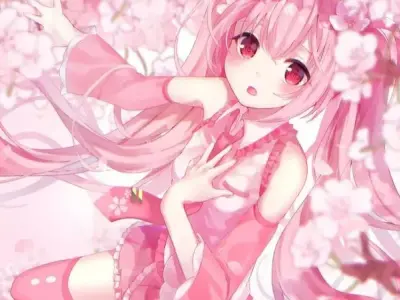 Tải ngay hình ảnh chibi nữ cute màu hồng đẹp và dễ thương nhất