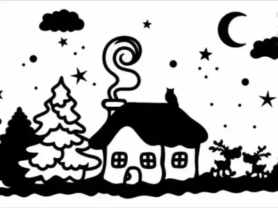 Bộ sưu tập tranh tô màu cây thông Noel đẹp nhất cho bé