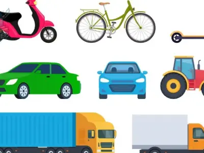 Bộ sưu tập tranh tô màu các phương tiện giao thông cho bé