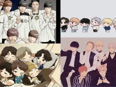 Bộ sưu tập ảnh chibi BTS dễ thương dành cho fan hâm mộ